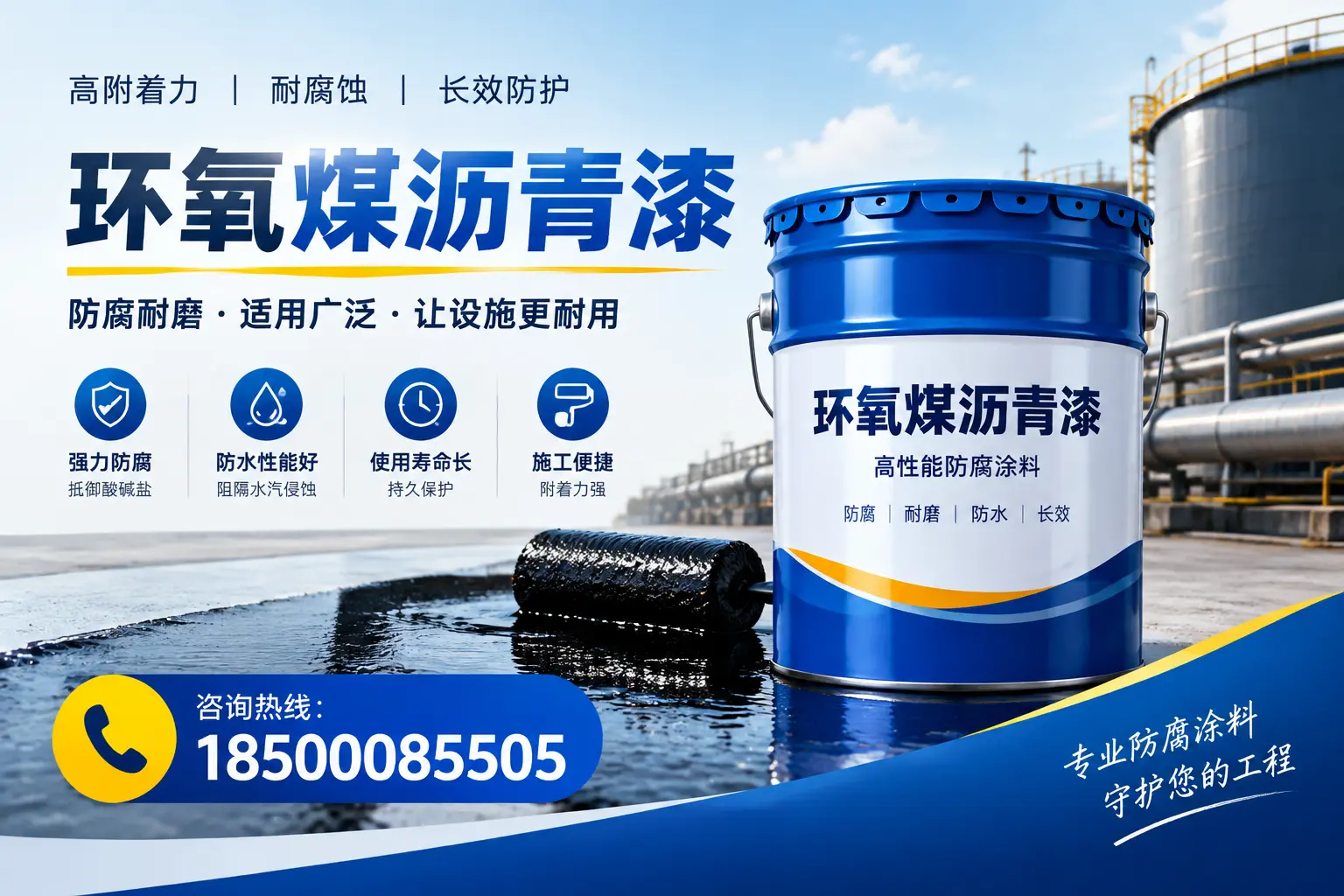 环氧煤沥青漆与其他涂料的对比分析,助力邯郸企业决策